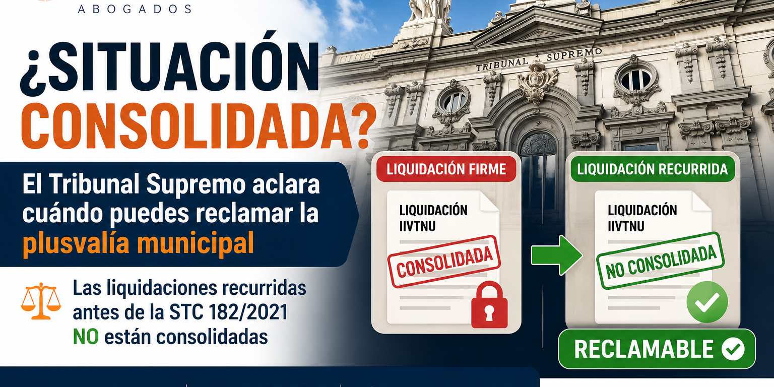 Situación consolidada en la plusvalía municipal según el Tribunal Supremo
