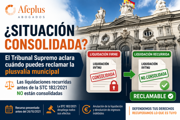 Situación consolidada en la plusvalía municipal según el Tribunal Supremo